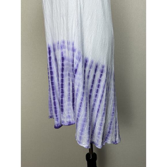 Advance Apparels Embroidered Dress Free Size Boho Beach Lightweight Tie-dyed - Picture 11 of 15